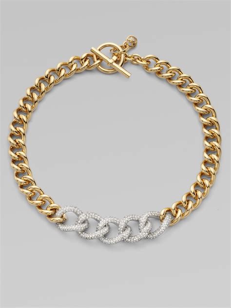 michael kors chunky chain necklace|Michael Kors wedding rings.